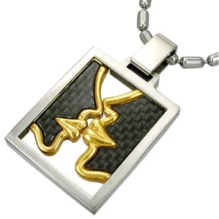 Přívěsek z chirurgické oceli FIRST KISS