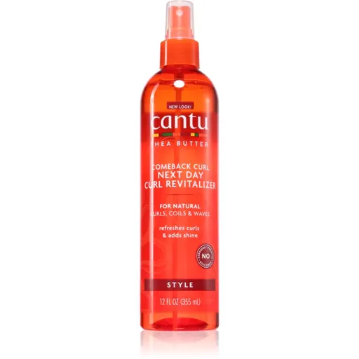 CANTU Shea Butter Curl Next Day sprej pro nedbalé plážové vlny 355 ml