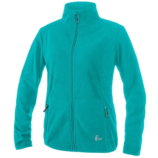 Canis (CXS) Dámská fleecová mikina GRANBY LADY - Tyrkysově zelená | XL