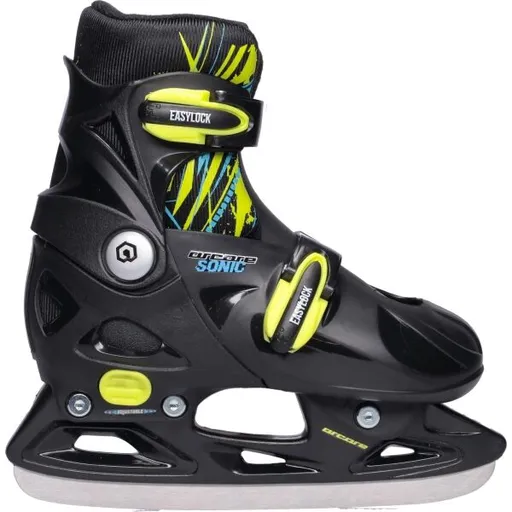 Arcore SONIC Dětské lední brusle, černá, velikost