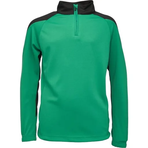 Kensis TONNES JR Chlapecká mikina, tmavě zelená, velikost 128-134