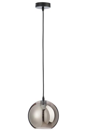 Závěsné skleněné světlo BALL SILVER - Ø 20*205 cm 75203