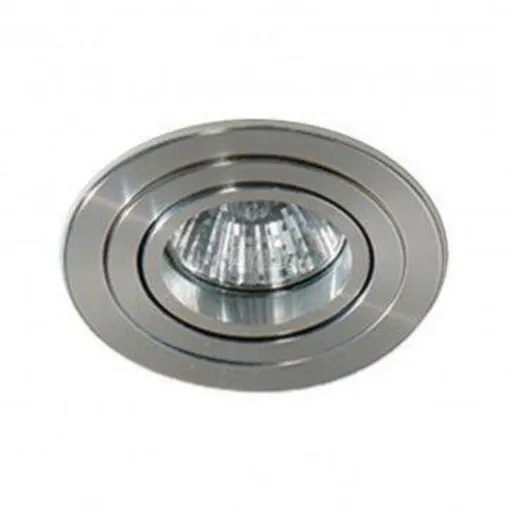 Stropní bodové zápustné svítidlo AZzardo Caro R aluminium AZ2432 GU10 1x40W IP20 9,5cm hliníkové