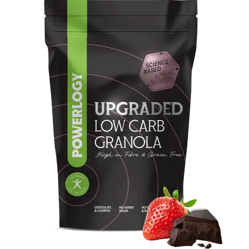 Granola UPGRADED 350 g, nízkosacharidová, Powerlogy