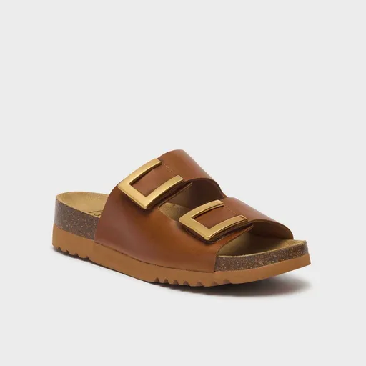 Scholl Pantofle Monterey hnědá, vel. 39, 39 EU