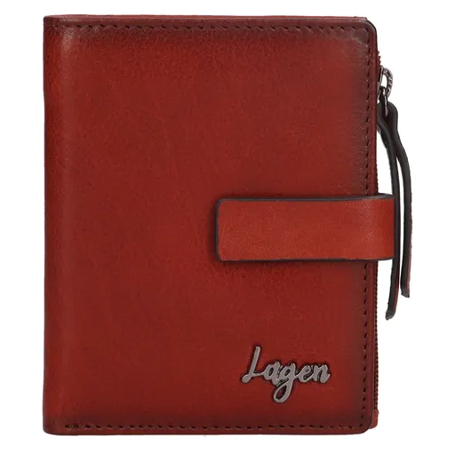 Dámská kožená peněženka Lagen Sigrid - koňak