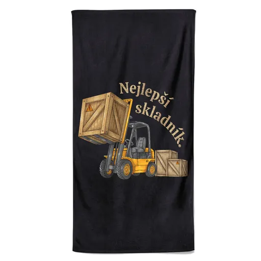 Osuška Nejlepší skladník (Velikost osušky: 70x140cm)