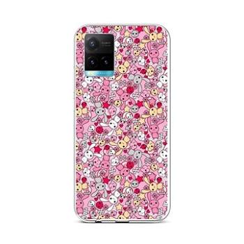 TopQ Vivo Y33s silikon Pink Bunnies 68136 (Sun-68136)