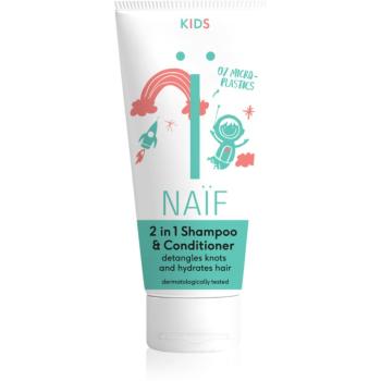 Naif Kids Shampoo & Conditioner šampon a kondicionér 2 v 1 pro děti 200 ml