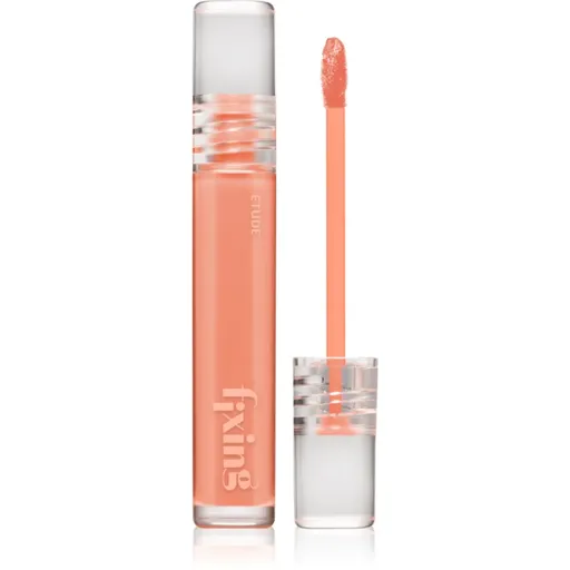 ETUDE Fixing Tint Glow vysoce pigmentovaný lesk na rty odstín #01 Pure Coral 3.8 g