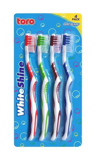 TORO Kartáček na zuby, 4 ks
