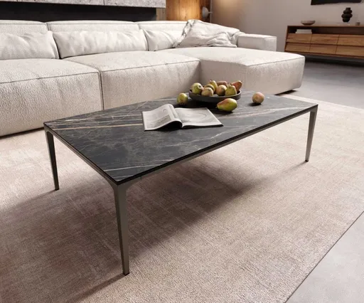 Konferenční stolek Levente 110x60 cm keramika Laminam®Noir