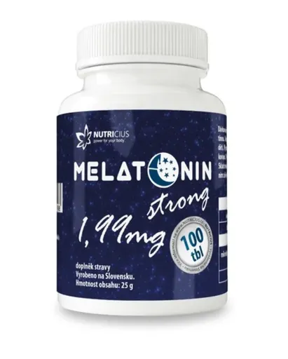 Nutricius Melatonin strong 1,99 mg 100 tablet