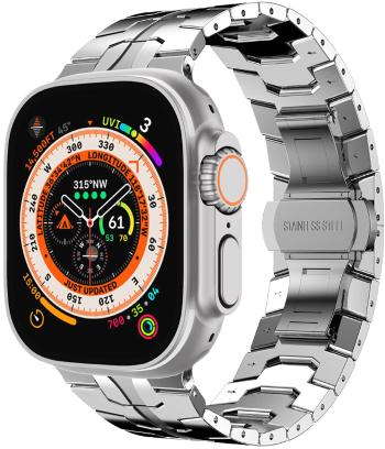 4wrist Ocelový tah Iron Man pro Apple Watch 42/44/45/49 mm - Silver