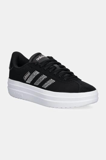 Sneakers boty adidas Vl Court Bold černá barva, IH0754