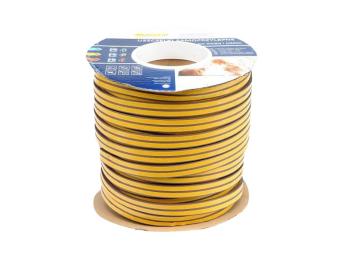 Těsnění do oken a dveří samolepící VOREL TO-76766 9x5,5mm TYP P hnědé 100m