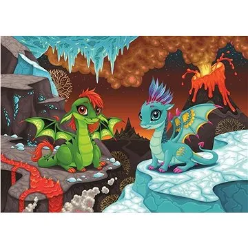 Art puzzle Puzzle Dráčci 100 dílků (8697950845090)