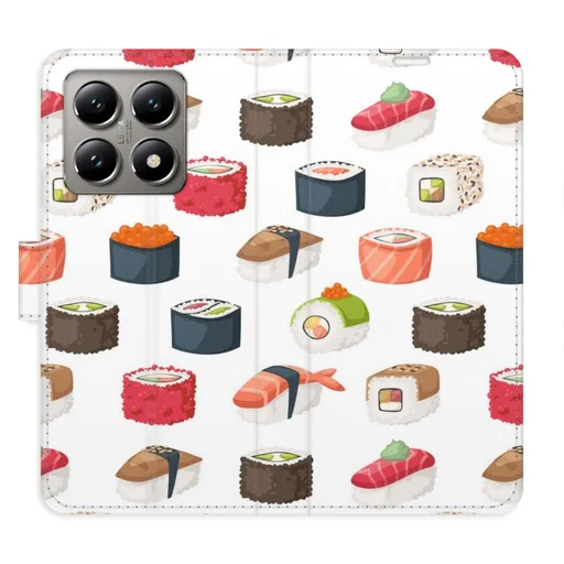 Flipové pouzdro iSaprio - Sushi Pattern 02 - Xiaomi 14T Pro