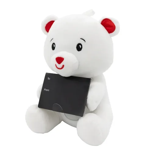 Amscan Závaží na balóny - Plyšový medvídek s odkazem 21 cm