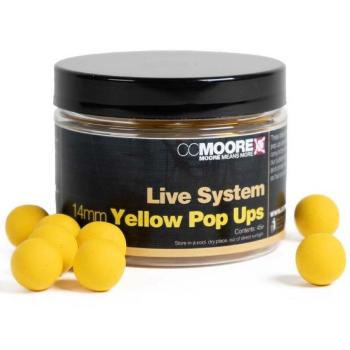 Cc moore plovoucí boilie live system yellow pop up 14 mm