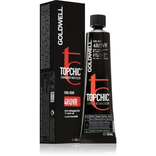 Goldwell Topchic Permanent Hair Color barva na vlasy odstín 4R@VR 60 ml