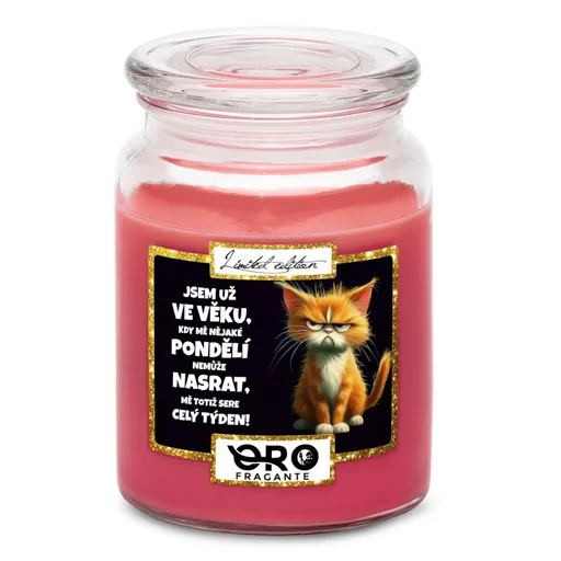 Svíčka jsem ve věku (Vůně svíčky: Višně v čokoládě)