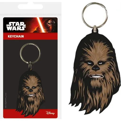 Klíčenka gumová Star Wars Chewbacca