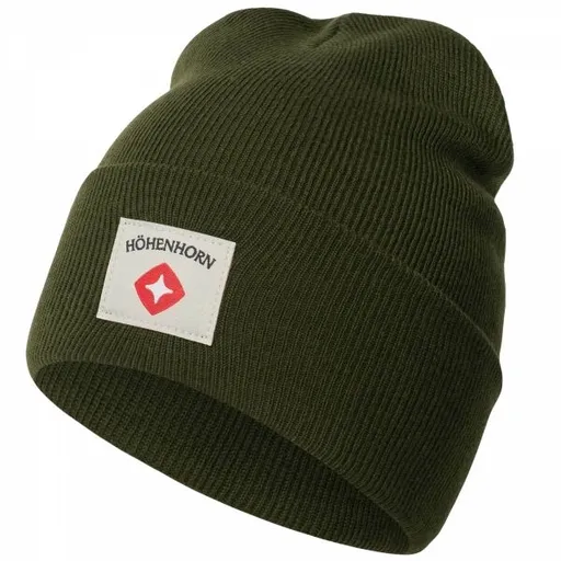 HÖHENHORN HEELFLIP Zimní beanie čepice, tmavě zelená, velikost