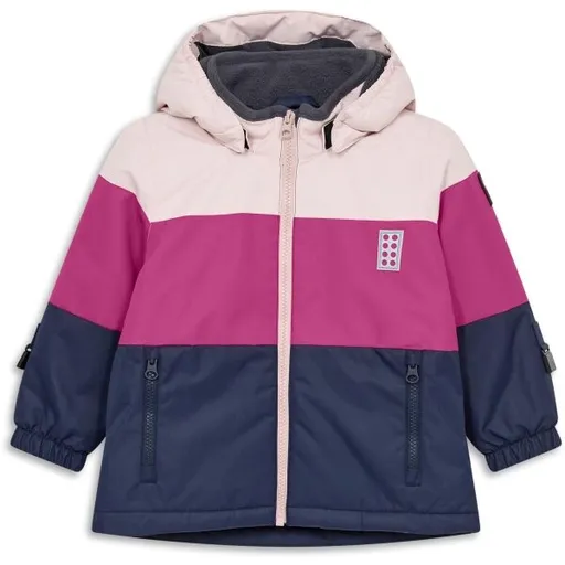 LEGO® kidswear LWJERI 702 Dívčí zimní bunda, růžová, velikost
