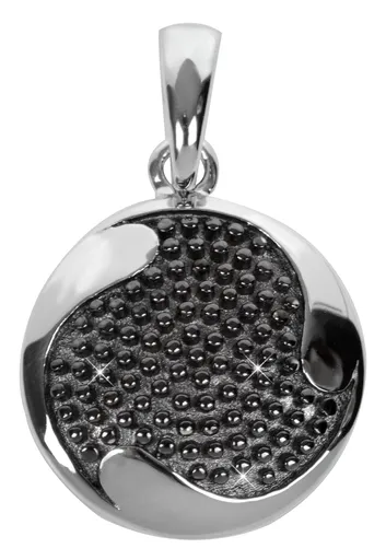 Silver Cat Stříbrný přívěsek s černými zirkony SC086