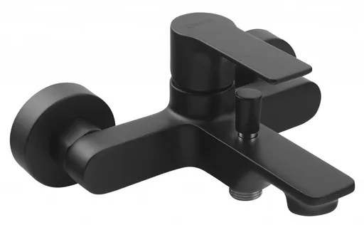 SAPHO PAX nástěnná vanová baterie, černá mat XA10/15