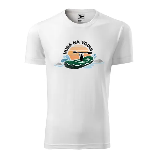Bontis Tričko s potiskem "Hurá na vodu!" - Bílá | XL