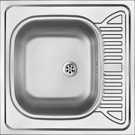 DEANTE Tango nerez satin Nerezový dřez, 1 bowl s odkapávačem celoplošný ZE6_0140