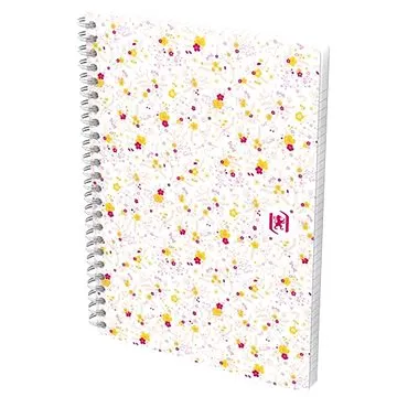 OXFORD Floral A5, 60 listů, linkovaný, bílý (400094953/2)