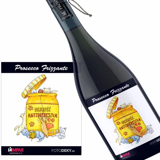 Víno Antidepresiva – kočky (Druh Vína: Prosecco)