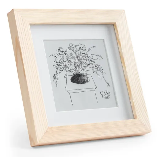 Casa Chic York, fotorám, čtvercový, 15 × 15 cm fotky, pasparta, sklo