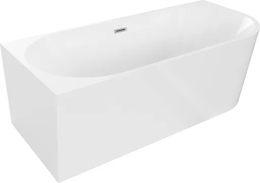 MEXEN Mia vana volně stojící levá 170x80, bílá bez krytky přepadu a zátky 52691708000L-SS