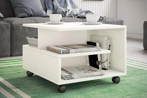 VCM Konferenční stolek Stango S, bílý