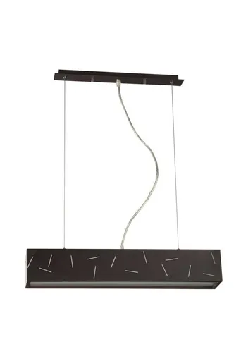 Stropní kancelářské svítidlo Beam 14W T5 kov wenge 600X100X1125MM