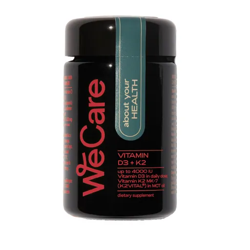 WeCare about your HEALTH vitamin D3+K2 120 kapslí