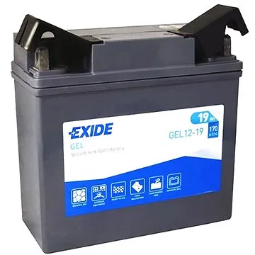 EXIDE BIKE Factory Sealed 19Ah, 12V, GEL12-19 (51913-BMW)  (GEL12-19)