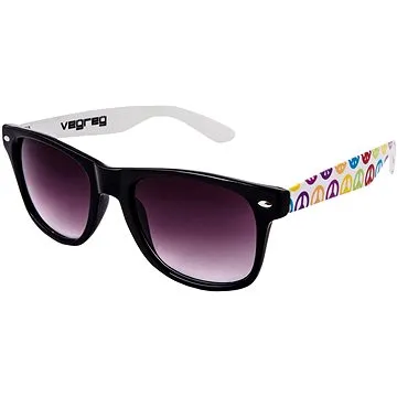 OEM Sluneční brýle Nerd Peace černo-bílé (74123)