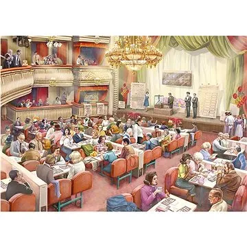 Falcon Puzzle Sál pro hraní Binga 1000 dílků (8710126113165)