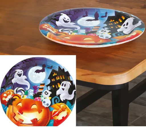 Guirca Papírové talíře - Halloween 6 ks 23 cm