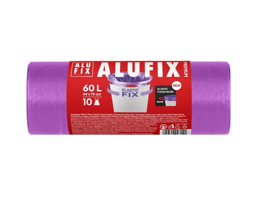 Alufix Elastic Fix Pytle na odpadky 60 l 10 ks