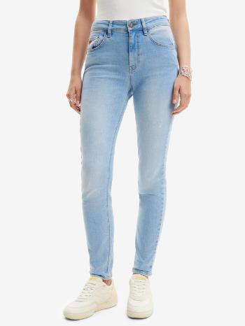 Desigual Delaware Jeans Modrá