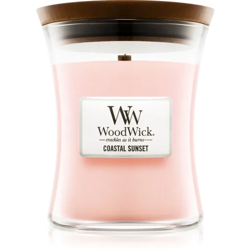 Woodwick Coastal Sunset vonná svíčka s dřevěným knotem 275 g