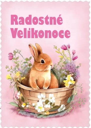 Pohlednice velikonoce 130 C výsek