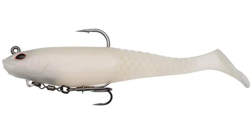 Berkley gumová nástraha powerbait cullshad deep sinking albino - 15 cm 50 g