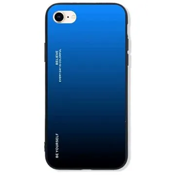 TopQ LUXURY iPhone SE 2020 pevný duhový modrý 49260 (Sun-49260)